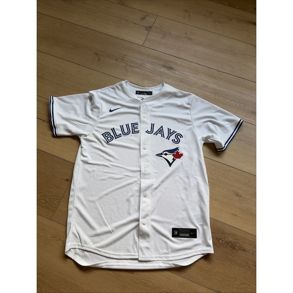 Nike Authentic Toronto Blue Jays MLB Baseball White Jersey Men's Size: Medium
